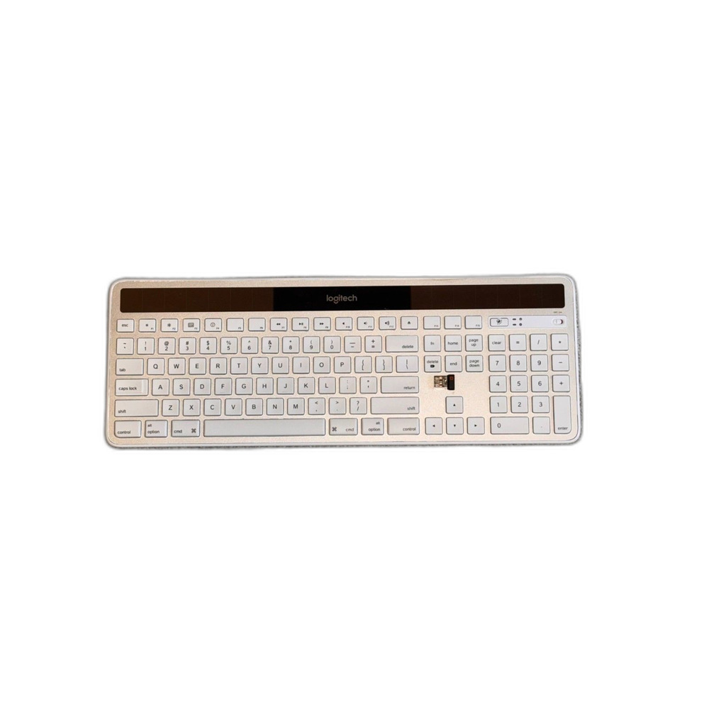 Logitech K750 Wireless Keyboard — Solar Recharging -  Silver - MAC/Apple